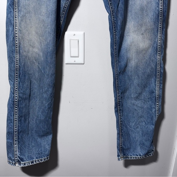 Selected Homme Men's Blue Tapered Jeans Size 38 Button Fly - Picture 3 of 14